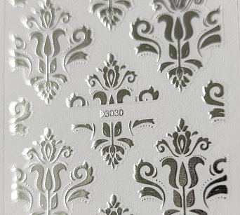 Nálepka stříbrná 30