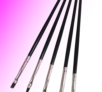 Sada štětců na gel 5 ks 