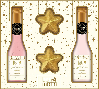 party set (sprchový gel+tělové mléko+šumivé hvězdy)