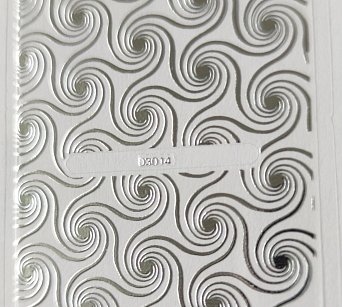 Nálepka stříbrná 14