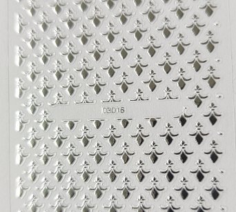 Nálepka stříbrná 16