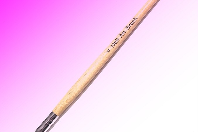 Štětec na gel 4. Dřevěná rukojeť 