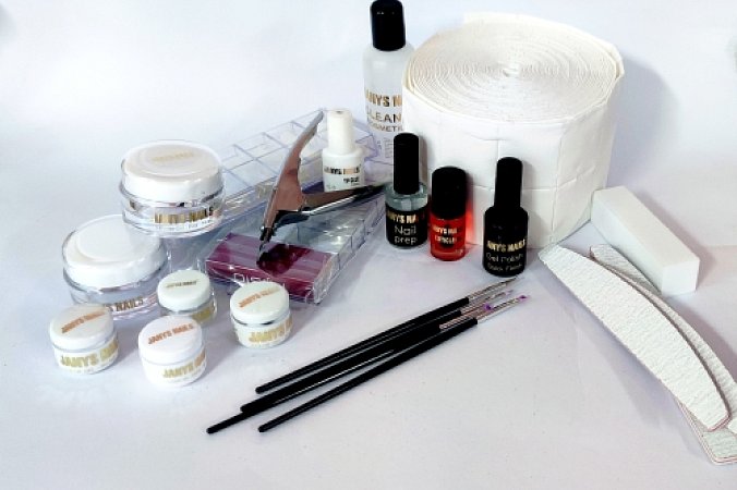 Sada na gelové nehty + lampa na  Tipy | Startovací sady