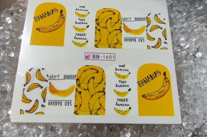 Vodotisk banán  | Zdobení