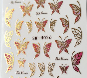 Nálepka zlatý hologram 26 