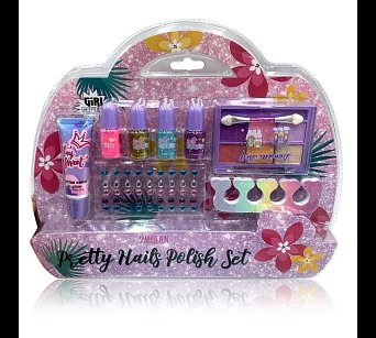 Pretty set na zdobení nehtů a líčení 
