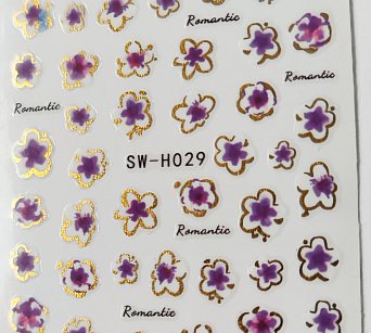 Nálepka zlatý hologram 29