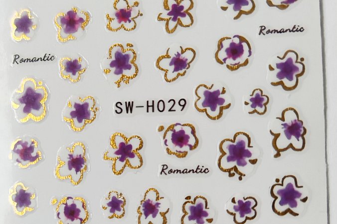 Nálepka zlatý hologram 29