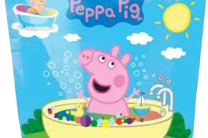 Peppa Pig barevné kapsle do koupele (mix ovoce) 9x16 g