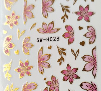 Nálepka zlatý hologram 28 