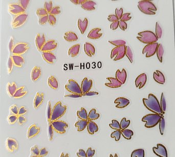 Nálepka zlatý hologram 30