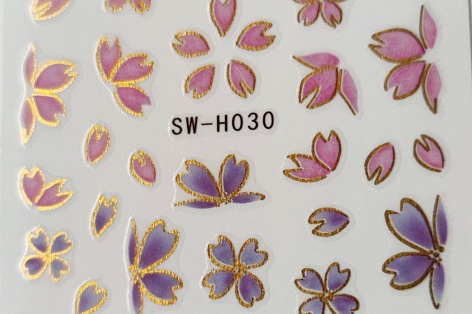 Nálepka zlatý hologram 30