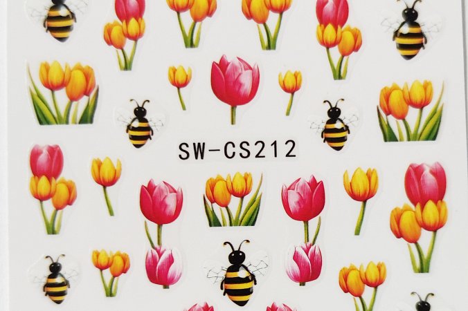 Nálepka tulipán 12