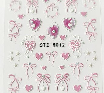 Nálepka 3D mašličky 