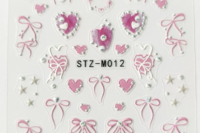 Nálepka 3D mašličky 