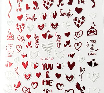 Nálepka červený hologram you