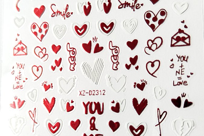 Nálepka červený hologram you