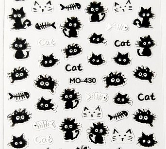 Nálepka bláznivé kočička 