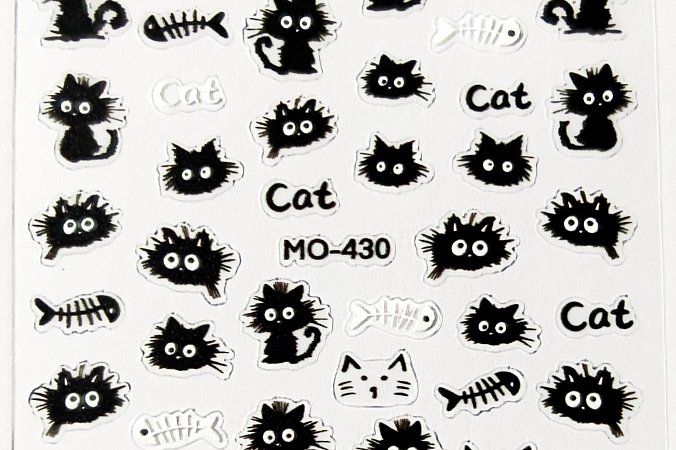 Nálepka bláznivé kočička 