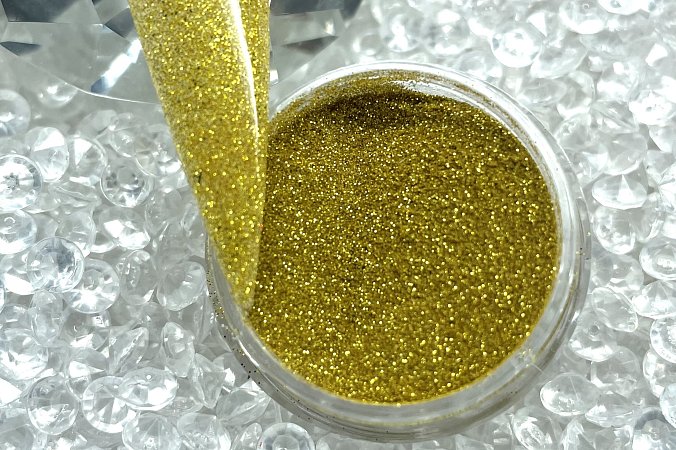 Třpytky zlaté jemné 