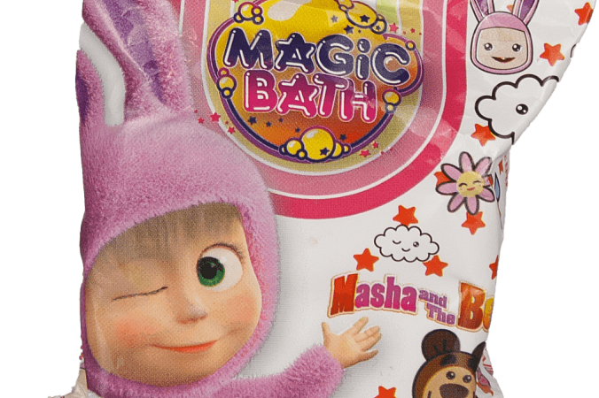 Máša a medvěd šumivá tableta do koupele 40 g | maša a medvěd 