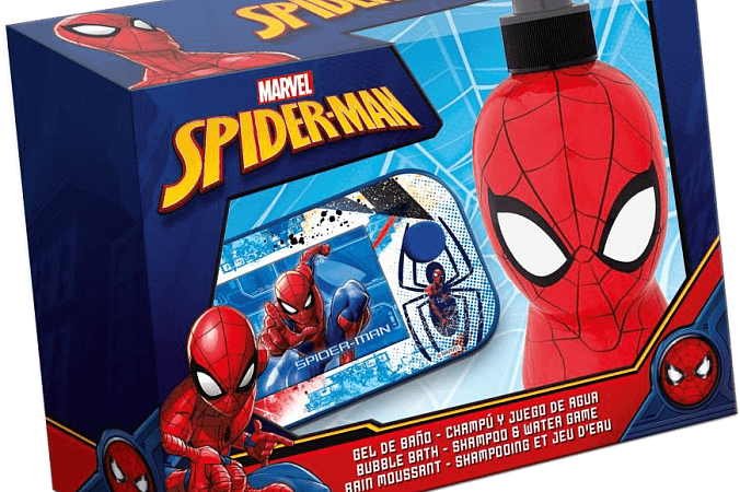 Spiderman dárkový set s vodní hrou