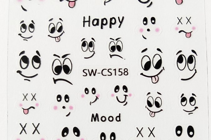 Nálepka smajlík Happy 